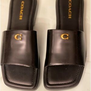 COACH size 9 black leather